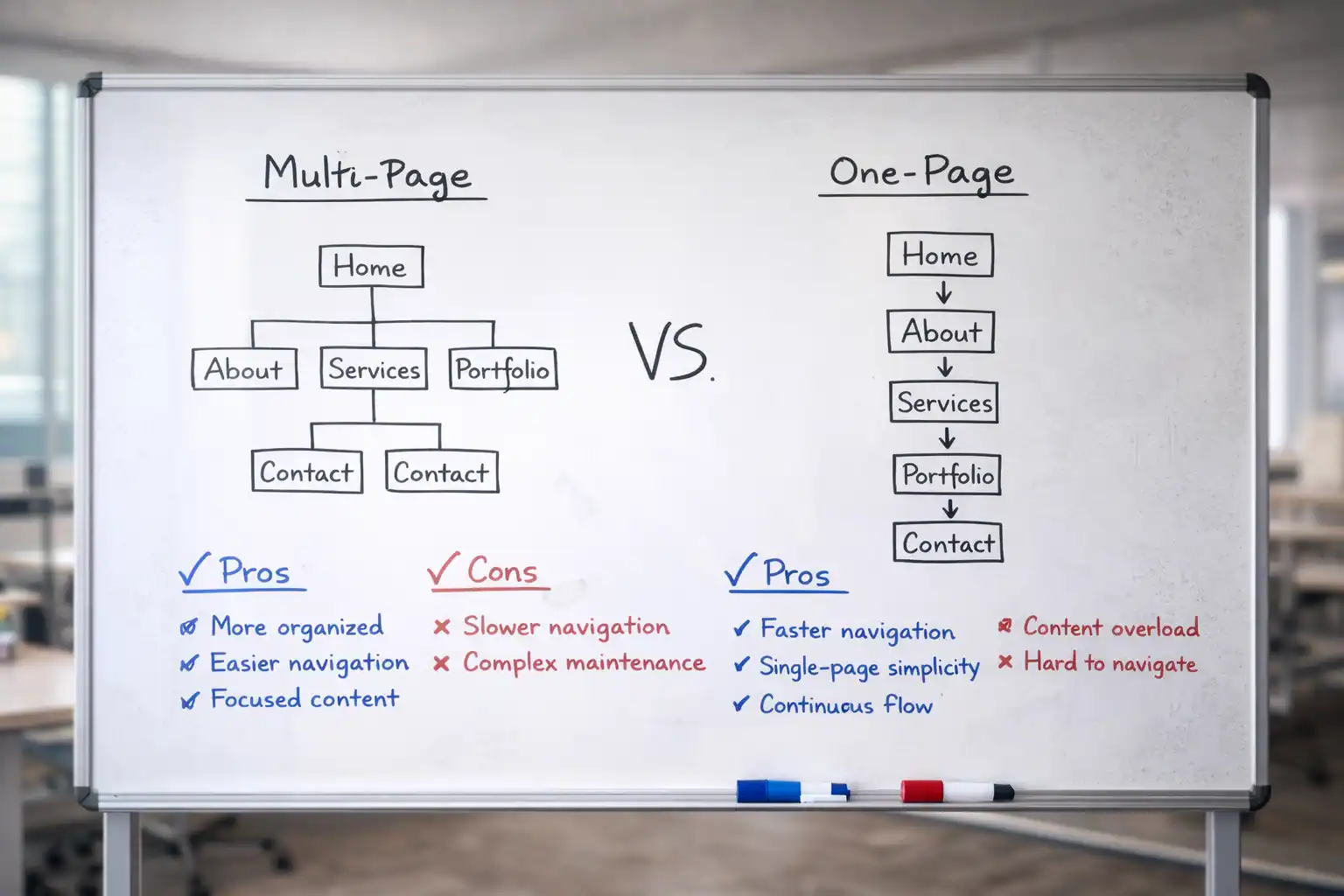 Sito vetrina vs one page: quale scegliere per la tua attività