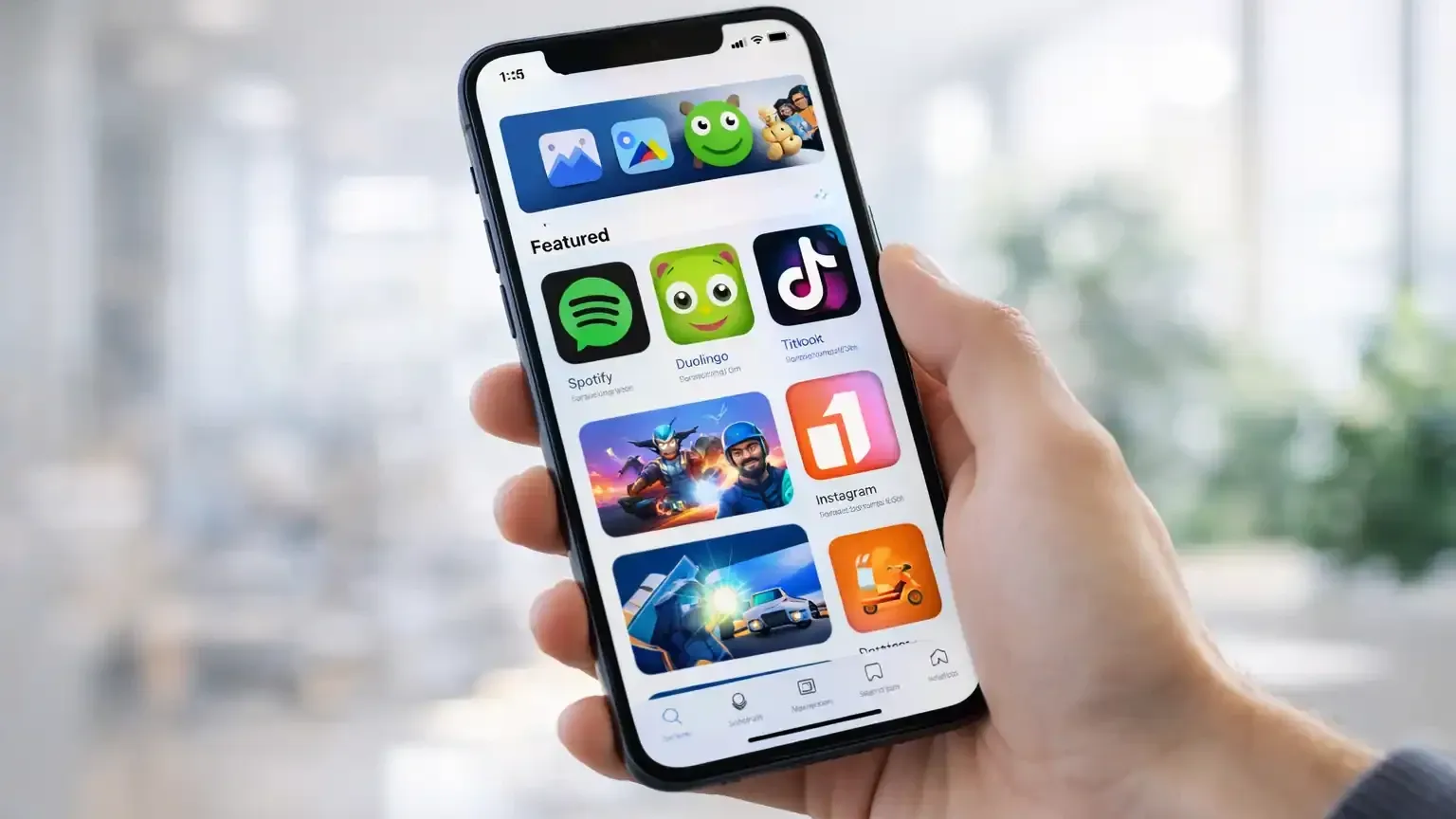 Schermo di smartphone che mostra un grafico dei costi per lo sviluppo di un'app mobile