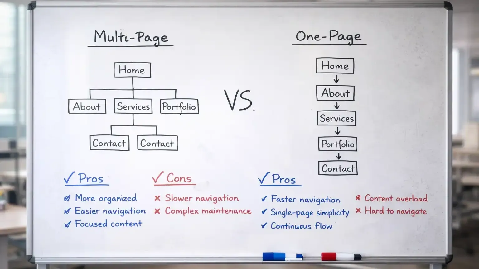 Sito vetrina vs one page: quale scegliere per la tua attività